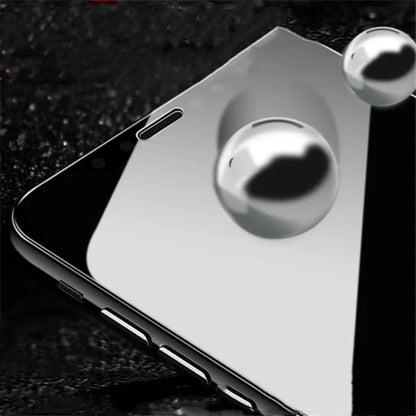 Premium tempered glass screen protector for iPhone, scratch and fingerprint resistant