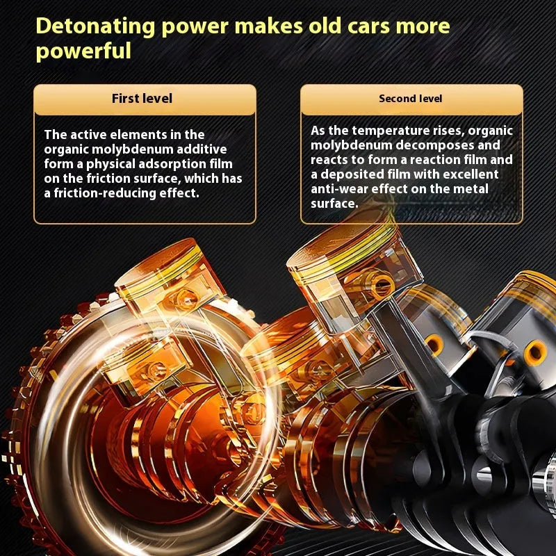 White-capped 60ml bottle of automobile engine oil anti-wear additive and protective agent.