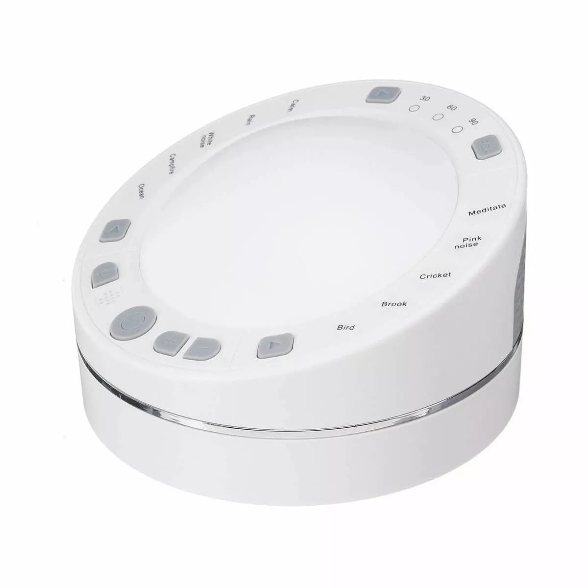 Recordable White Noise Sound Machine with night light and DIY recording feature