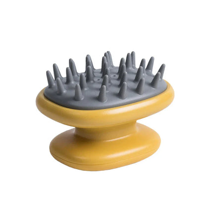 Premium silicone hair brush with airbag design for gentle scalp massage and improved blood circulation