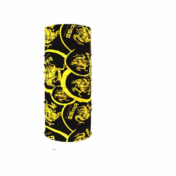Polyester sports bandana for cycling and sun protection in various patterns