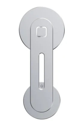 Adjustable phone mount with magnetic base, attaches to desk or laptop for hands-free use