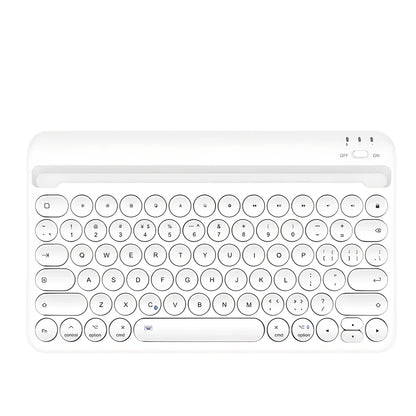 Bluetooth wireless keyboard with 8-metre range and 200-hour battery life in multiple colour options