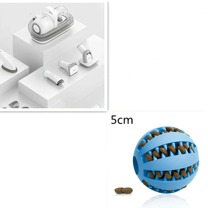Pet grooming device with comb and shave functions, 290mm length with multiple attachments