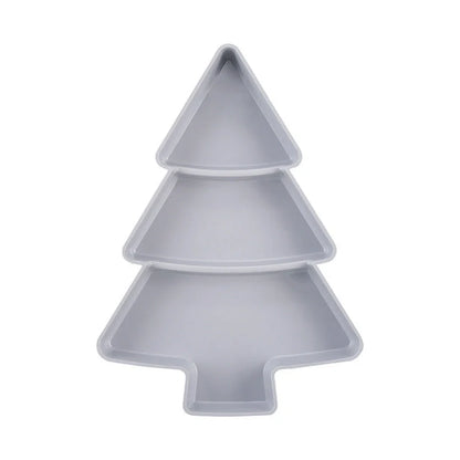 Christmas Tree Shaped Fruit Platter for festive snack and dessert serving