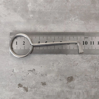 Two silver alloy wrench tools from a portable universal family set on a plain background.