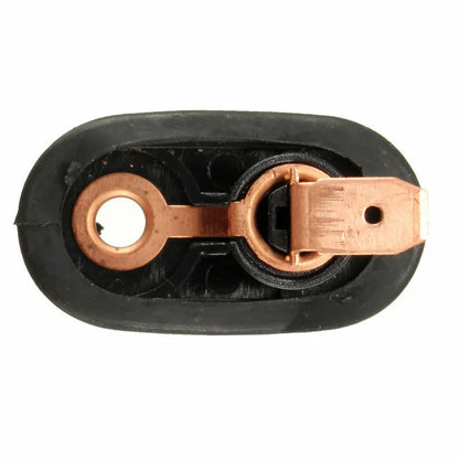 Black universal car interior door light switch with press-fit design for replacement installation