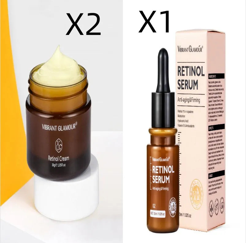 30g retinol facial serum bottle for dry lines and fine lines reduction