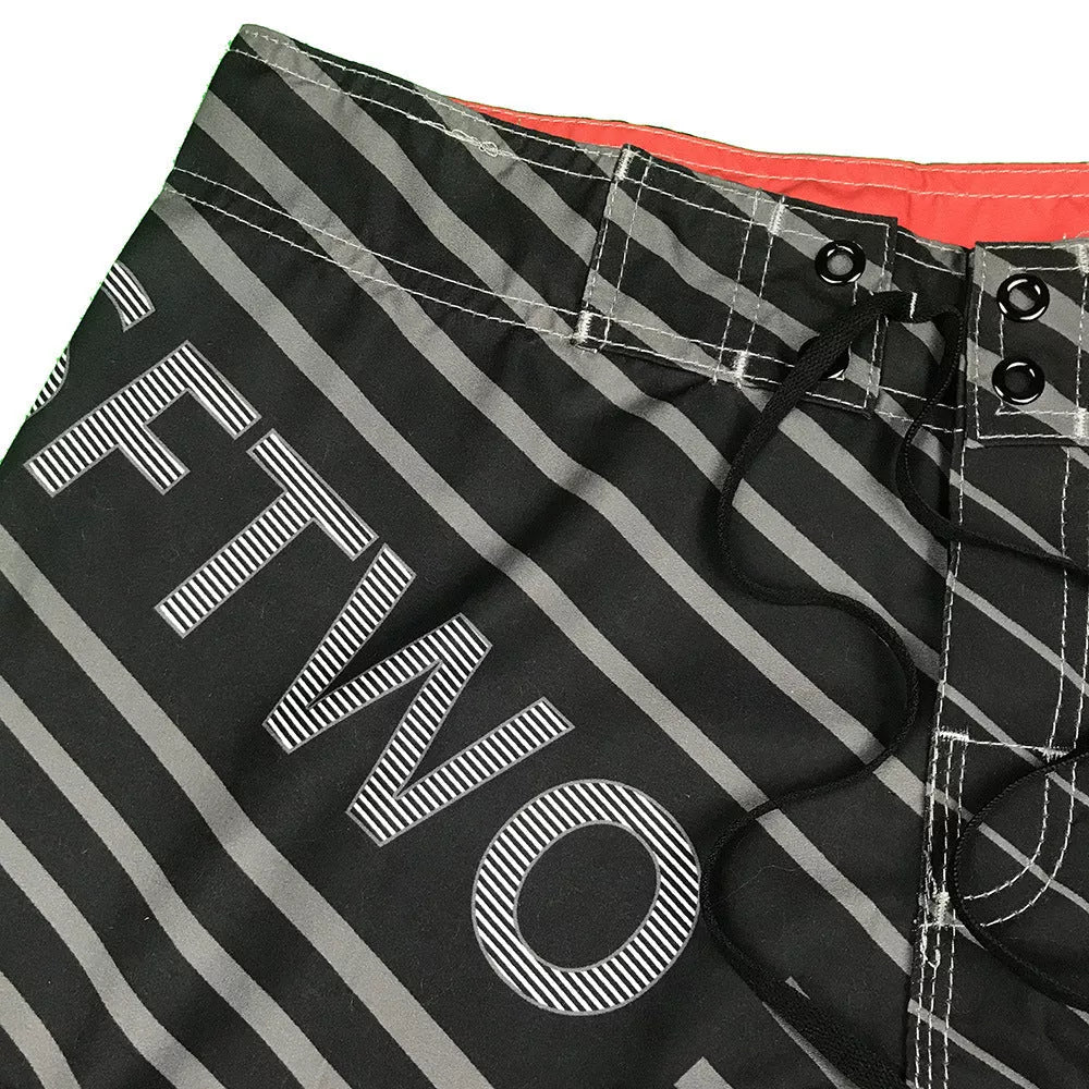 Quick-drying surf pants in red, blue, and green, sizes 30-38, 100% polyester fiber