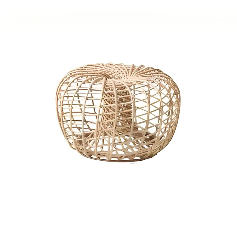 Outdoor woven rattan furniture set with sponge cushions showing chair, sofa, and tea table configuration options