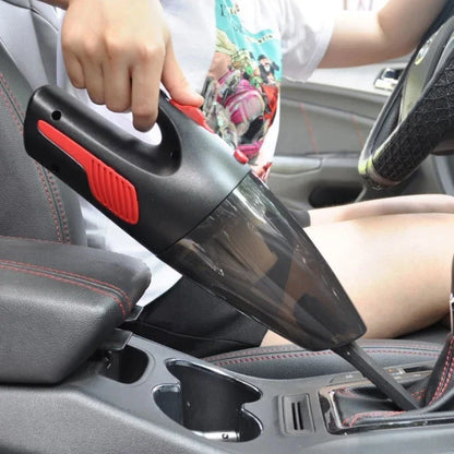 Powerful handheld vacuum cleaner with attachments for easy car cleaning and maintenance