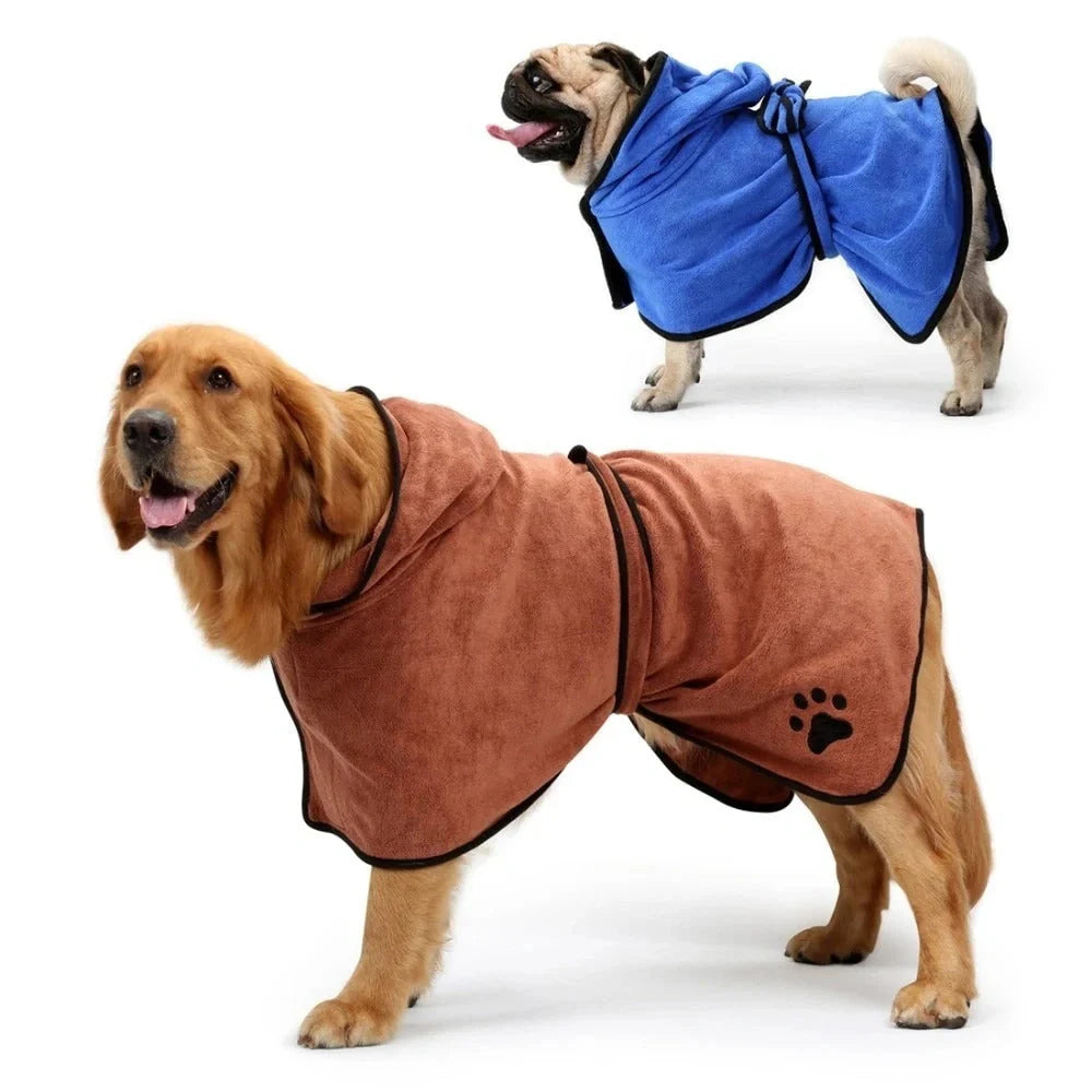 Super absorbent quick-dry microfiber pet bath towel in various sizes and colors