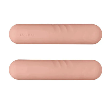 Silicone-edged hand-drawn dumbbell stick in various colours with weight options for fitness training