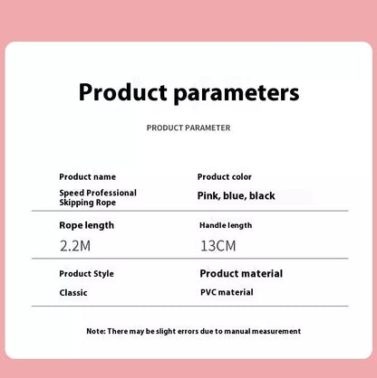 Plastic Handle Fitness Rope in various colors for versatile workouts