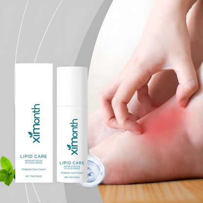 75g container of skin repair cream for neck treatment with bifidobacterium and mint extracts