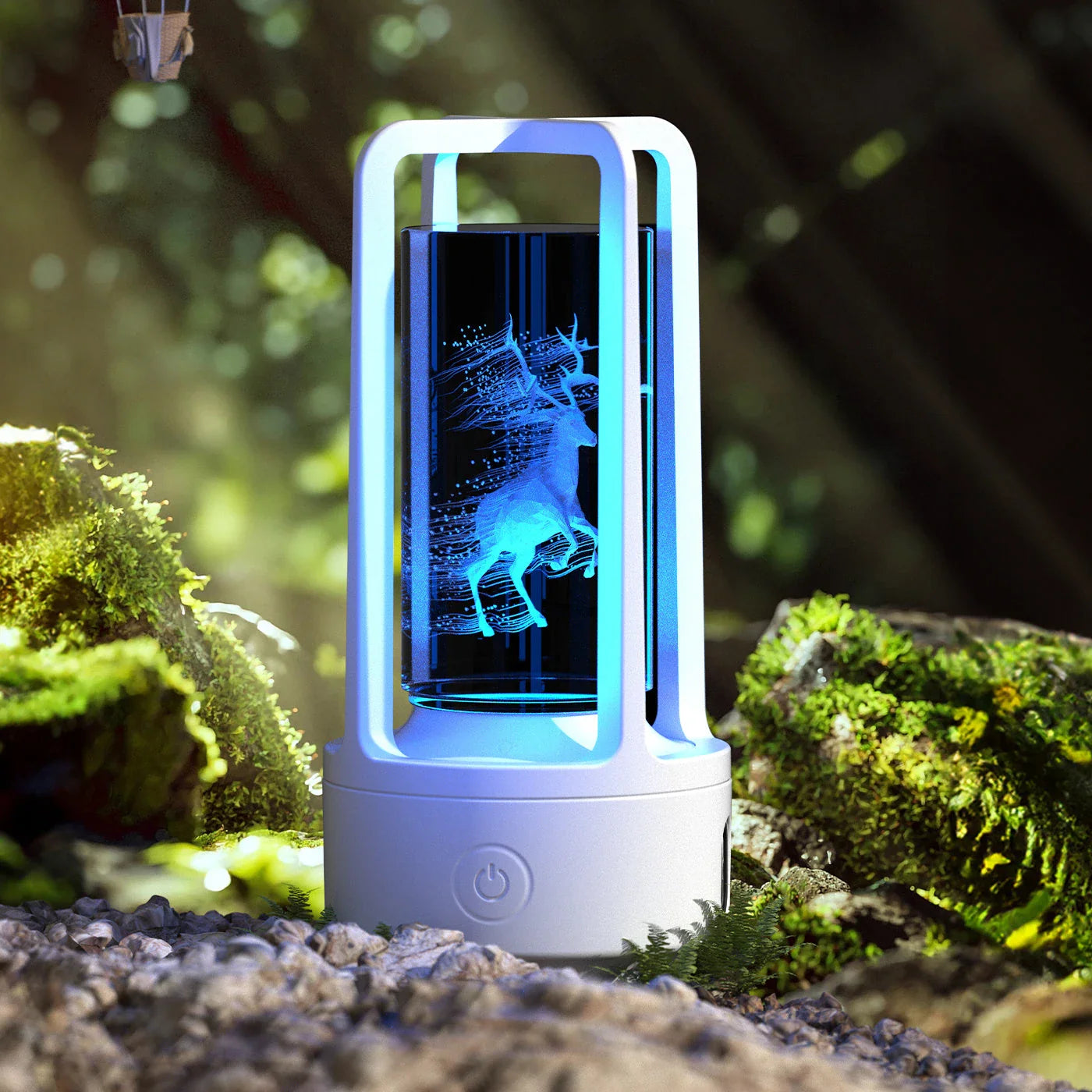 Stylish 2-in-1 Acrylic Lamp and Bluetooth Speaker with Touch Controls and Versatile Designs