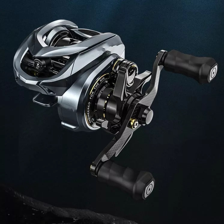 Magnesium Frame Bait Finesse System Baitcasting Reel with lightweight alloy construction