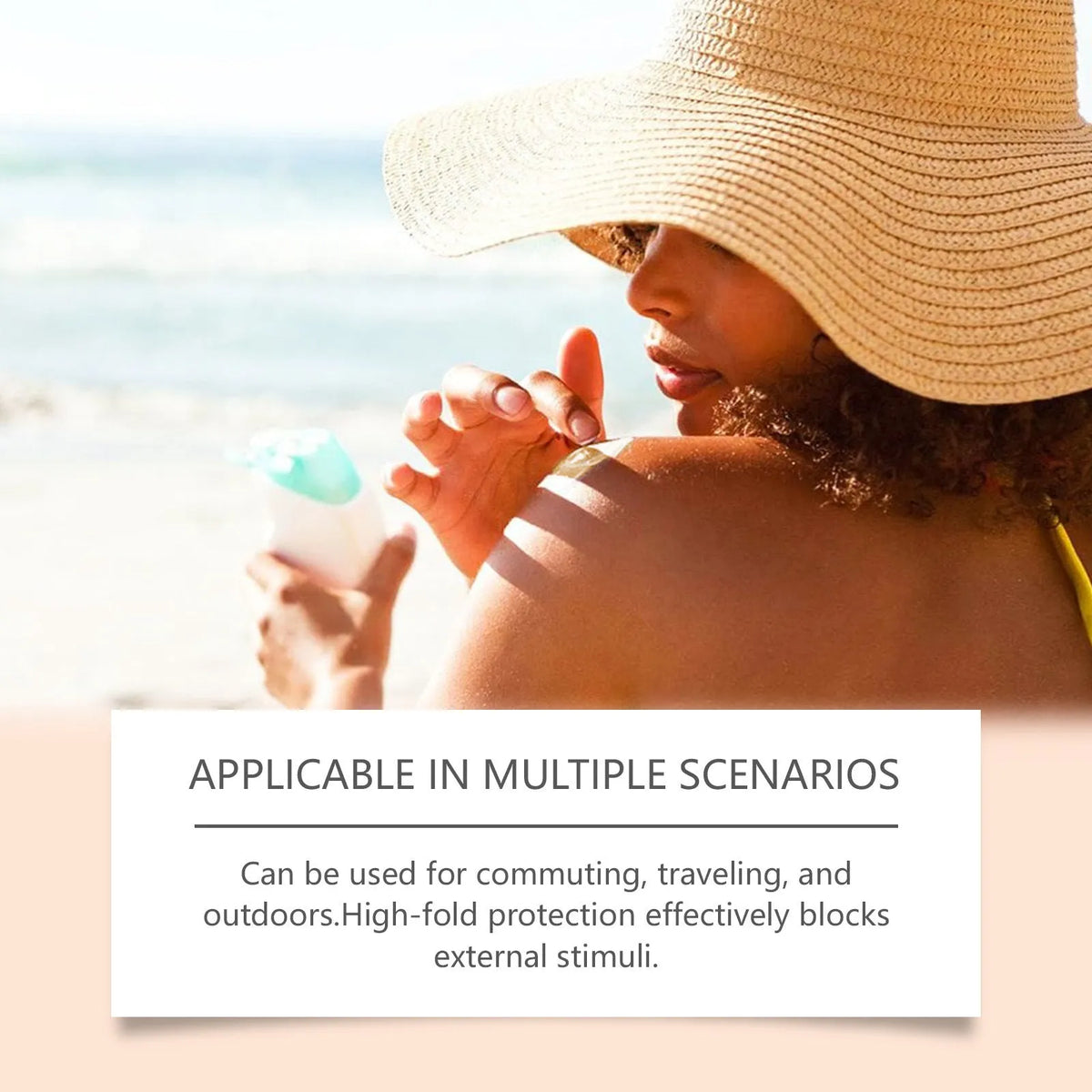 Polishing Protective Cream sunscreen lotion in 50ml container with titanium dioxide and hyaluronic acid formula