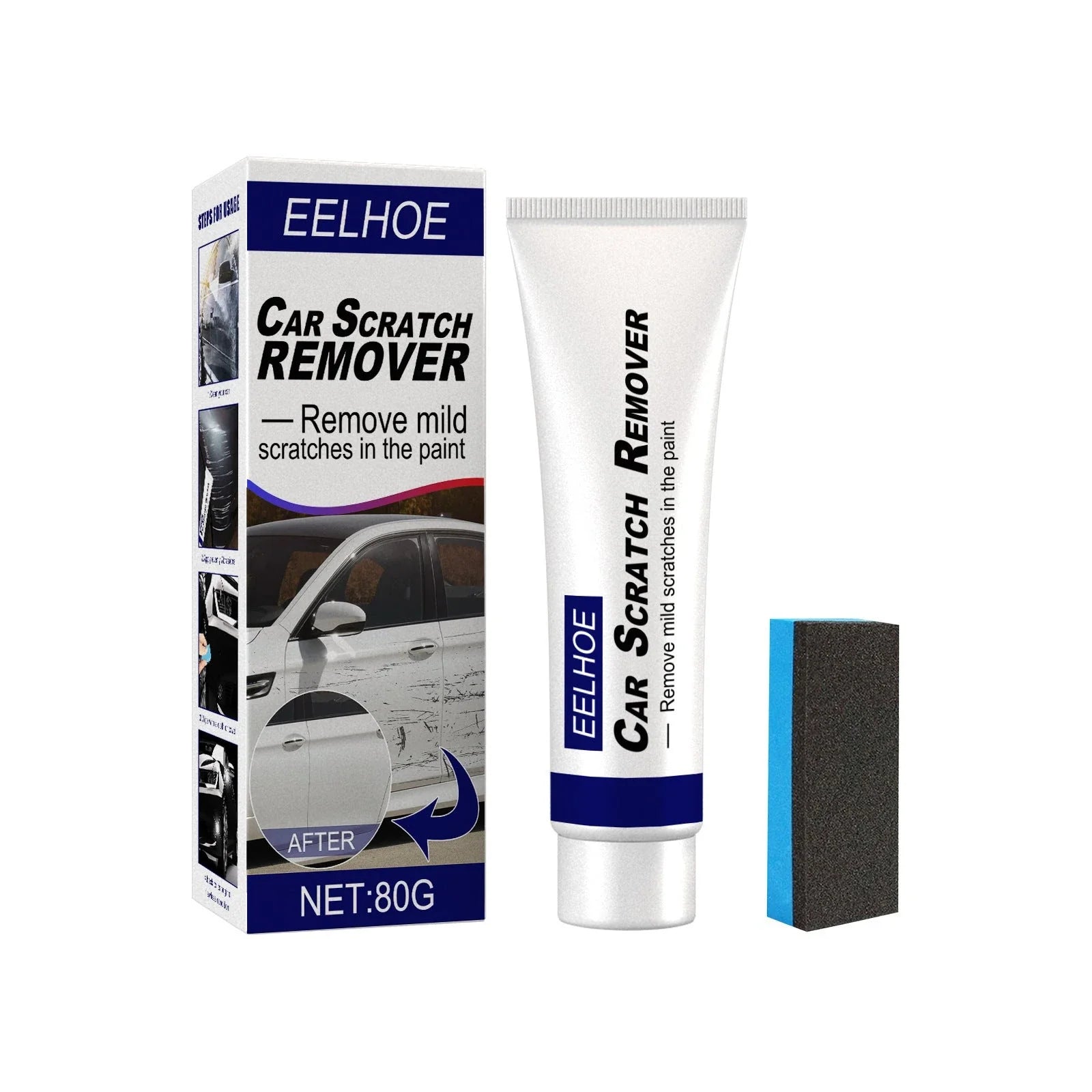 A car polish cream product that effectively removes light scratches and restores the vehicle's original shine
