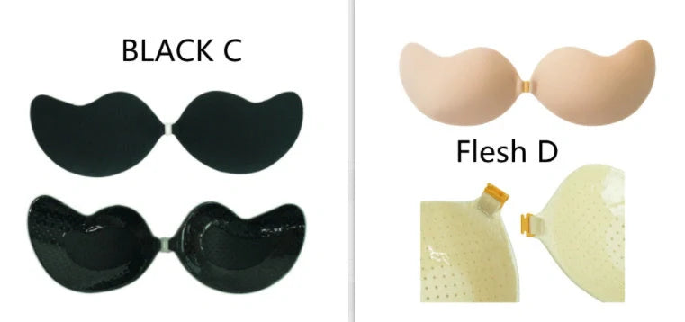 Lala Goddess Deep V Invisible Bra for women, seamless support under swimwear and dresses