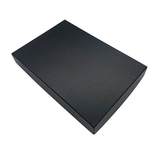 Minimalist black EVA kitchen knife set in gift box, perfect for home chefs