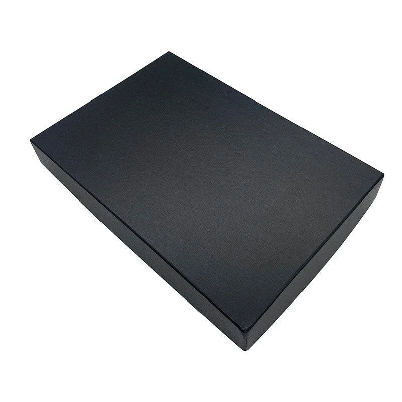 Minimalist black EVA kitchen knife set in gift box, perfect for home chefs