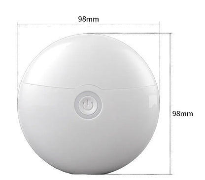 Beauty instrument with French pattern, red and blue light therapy, constant temperature, and type-C charging port