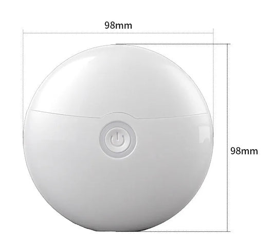 Beauty instrument with French pattern, red and blue light therapy, constant temperature, and type-C charging port