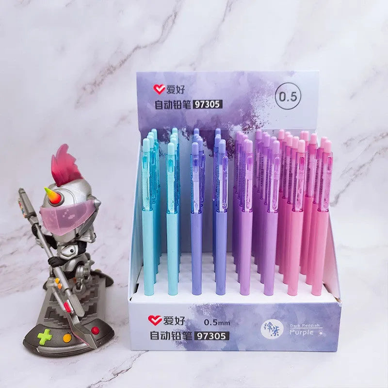 Macron Morandi mechanical pencil set, 8 plastic pencils in four colours, 0.5mm and 0.7mm, 153mm long