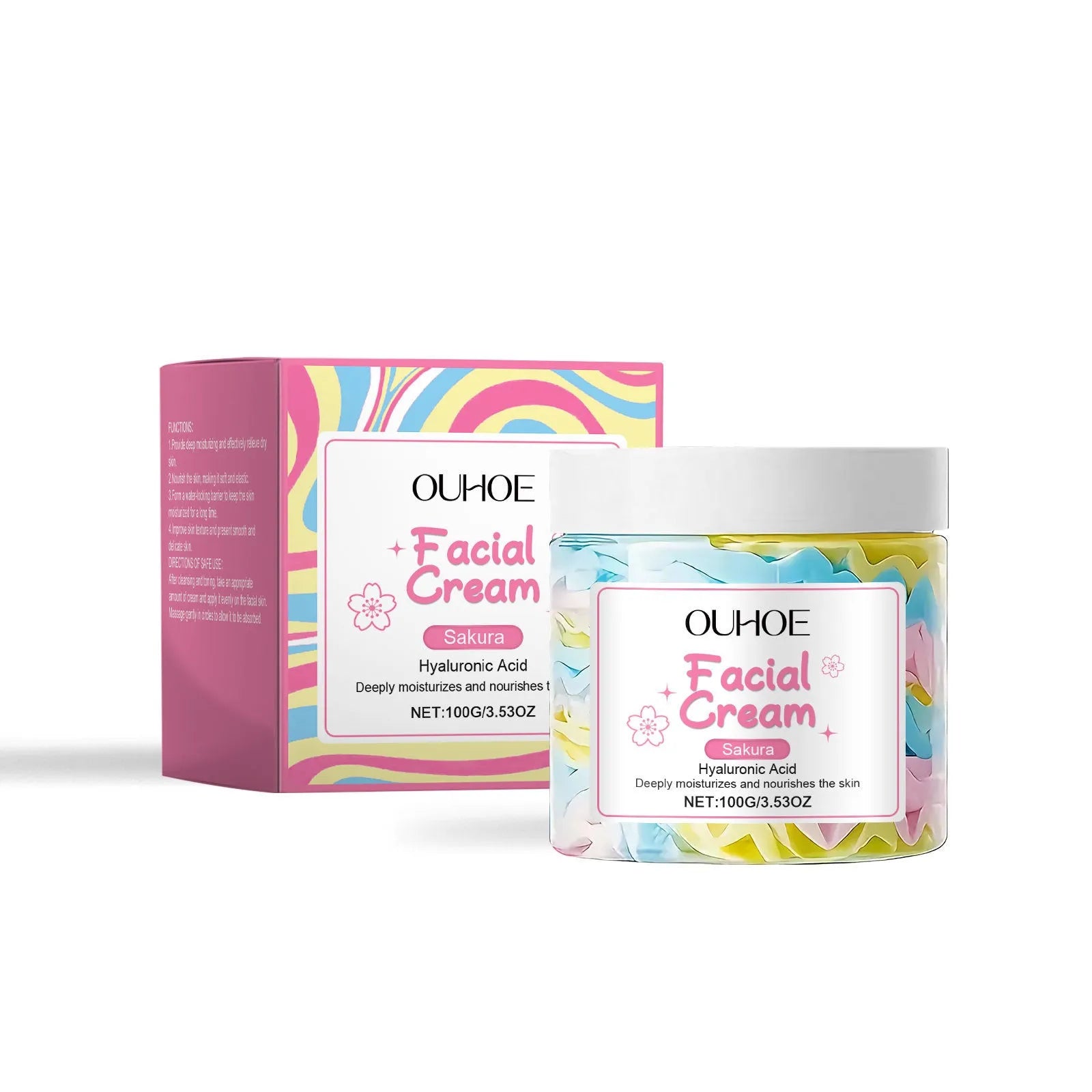 Sakura Butter Cream 100g nourishing moisturiser in 5.7cm square pot