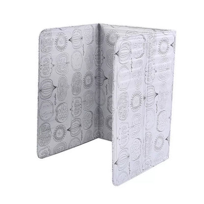 Kitchen oil splatter screen made of aluminum foil, foldable design, heat and oil proof