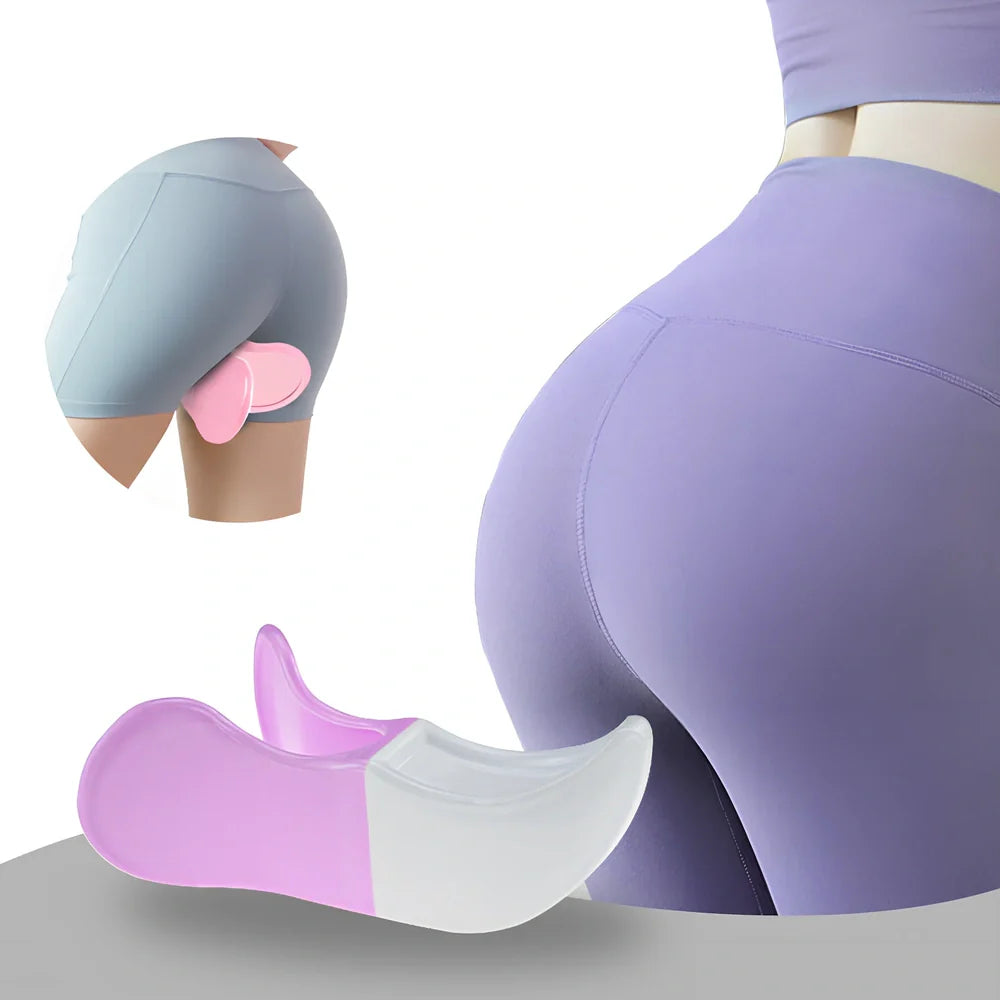 Steel-reinforced pelvic correction trainer in navy blue colour for hip line shaping and posture improvement