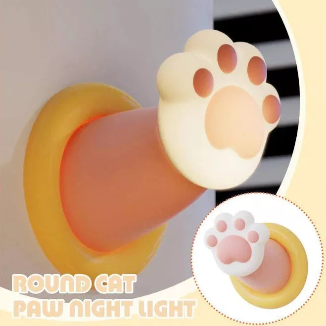 Cat Paw Desk Lamp with adjustable brightness and rechargeable battery