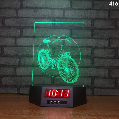 Blue dolphin-shaped table lamp with glowing 3D design and remote control on wooden surface