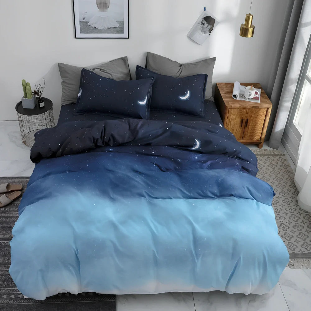 Dark grey diamond velvet bedding set with chitin fibre quilt on UK double bed