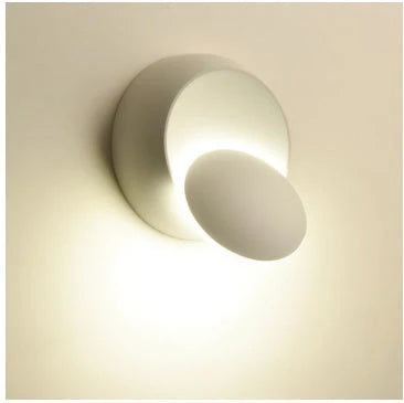 Stylish and modern moon-shaped bedside lamp with multiple lighting modes and durable iron construction