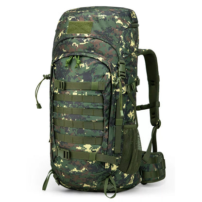 Outdoor sports large capacity backpack in khaki, army green, camouflage, or black