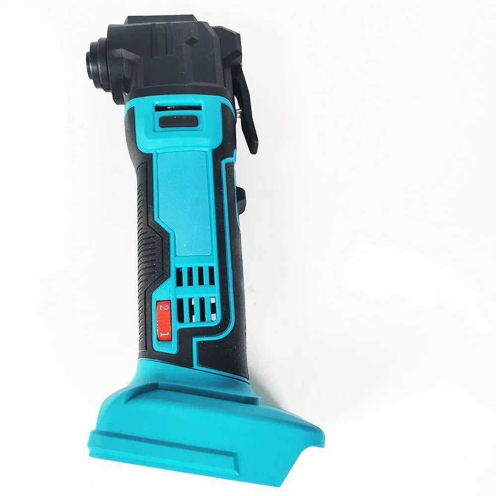Cordless lithium battery edger with brushless motor, metal construction, dual charging system and plastic storage box