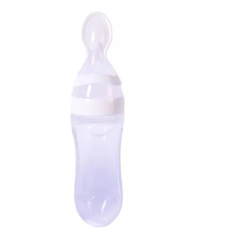 Baby Spoon Bottle Feeder in various colors for easy, safe baby feeding