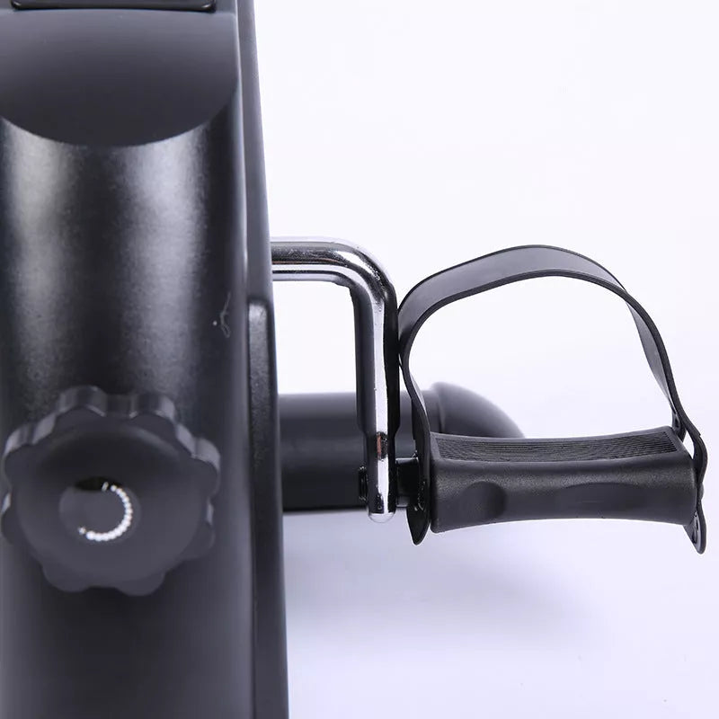 Mini Pedal Machine for leg rehabilitation and fitness training in black