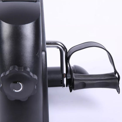 Mini Pedal Machine for leg rehabilitation and fitness training in black