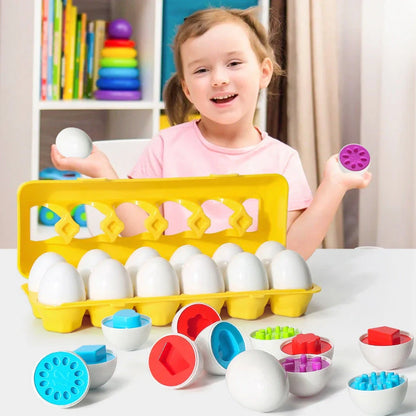 Smart Egg Toy educational shape matching game for kids, safe BPA-free plastic