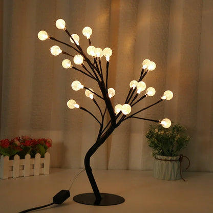 Elegant Twig Lights with 20 LED bulbs, perfect for decorating any space with a warm, enchanting ambiance