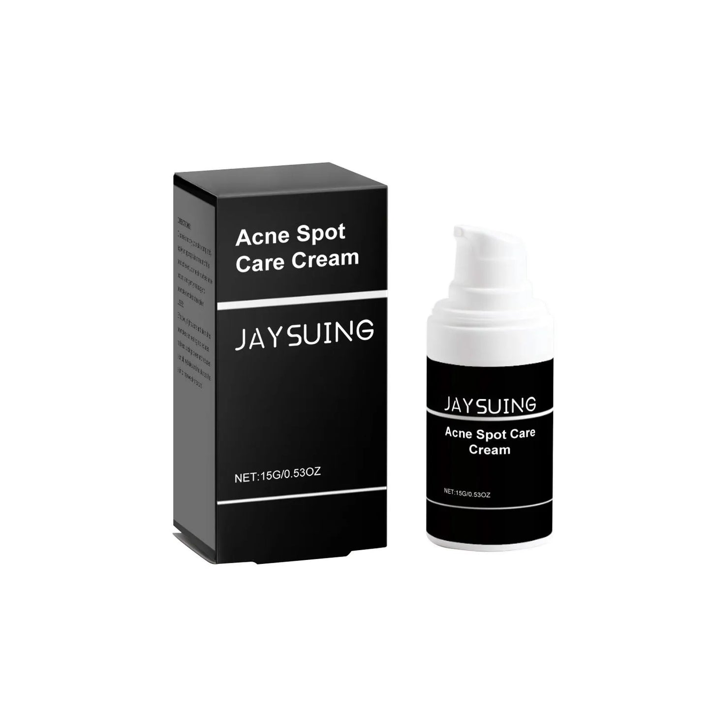15g tube of hydrating acne face cream with tea tree oil and aloe for blemish treatment