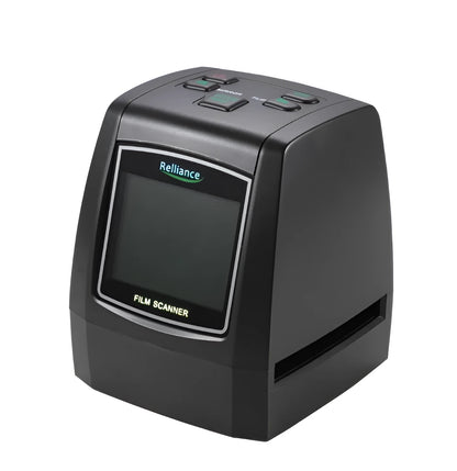 14 megapixel film scanner and USB MSDC photo slide viewer with LCD display for converting multiple film formats