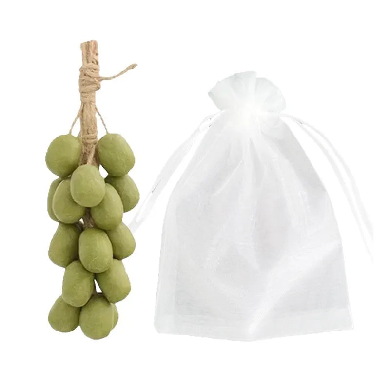 Handmade grape soap bar 120g with black green purple grape or litchi fragrance options