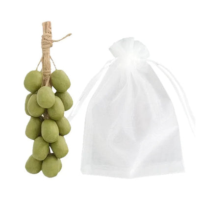 Handmade grape soap bar 120g with black green purple grape or litchi fragrance options