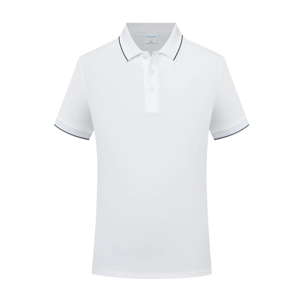 Cotton striped short sleeved workwear T-shirt in pink, navy blue and white, sizes S to 5XL