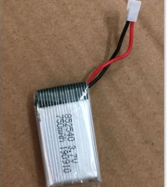 X52 UAV drone with protective frame in black colour, showing camera and bright night light