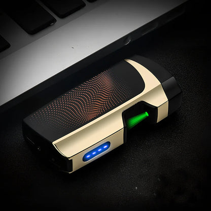 Metal windproof multi-function lighter measuring 74.6mm with five colour options